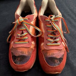 Inkkas Women’s Size 6 Leather Sneakers. Ethical, fair-trade brand.